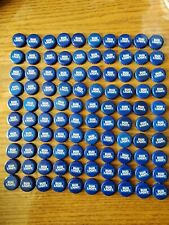 Lot Of 100 Bud Light Beer Bottle Caps No Dents picture
