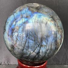 Natural Labradorite Quartz Sphere Crystal Ball Jewel Rainbow Reiki Healing 1360G picture