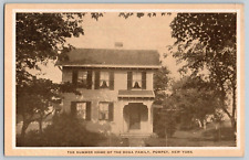 Postcard~ The Summer Home Of The Boga Family~ Pompey, New York picture