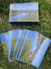 Vintage GRAND TETON LODGE Playing Cards, Box & Deck picture