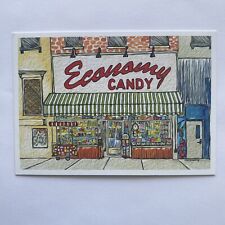 Economy Candy Storefront Illustration Postcard Continental UNP picture