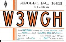 QSL  1965 Apollo PA   radio card picture