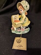 Lefton mother with baby carriage   1 owner Japan Vintage with tag picture