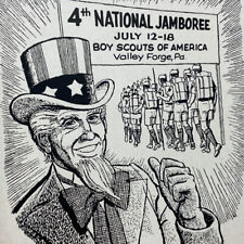 1957 National Jamboree Valley Forge Boy Scouts Of America BSA Publicity Mat Ad picture