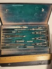 vintage german drafting tool set 219 *Missing a few pieces* picture