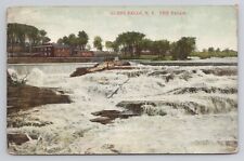 Glens Falls New York The Falls 1908 Antique Postcard picture