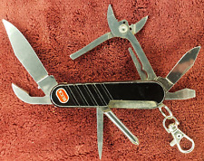Black Wenger SwissBuck TaskMate I Swiss Army Pocket Knife Buck Rare Multi-Tool picture