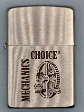 Vintage 1979 Mechanics Choice Chrome Zippo Lighter NEW picture