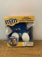 M&M's Computer Screen Cleaner Chamois Blue Collectible Office Decor Vintage picture