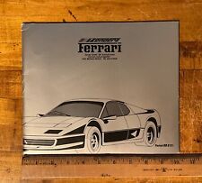Zender | Ferrari Tunning & Accessories Brochures and posters | approx. 1983/‘84 picture