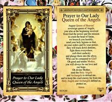 Prayer to Our Lady Queen of Angels - Glossy Paperstock Holy Card picture