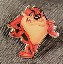 Vintage 1998 Taz Tasmanian Devil Enamel Brooch Pin Warner Bros Looney Tunes picture