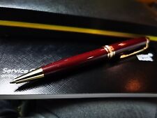 Montblanc Meisterstuck Burgundy 164R Dark Red Classique Gold Trim Ballpoint Pen picture