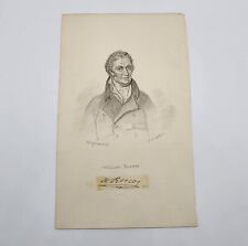 William Roscoe Signed Autographed Picture Author & Early Abolitionist J.W. Cooke picture