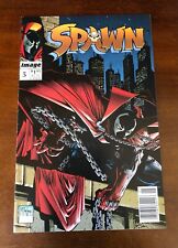 SPAWN #5 NEWSSTAND 1:100 VARIANT NM- 1st BILLY KINCAID Todd McFarlane picture