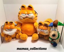 LOT Of 4 - Garfield & Odie Dakin Plush  1978-1981 Vintage Great Condition picture