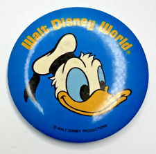 Vintage Walt Disney WOrld Donald Duck Pin Large Blue picture