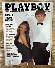 RARE Donald Trump Playboy Magazine March 1990 W/ Centerfold Complete picture