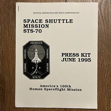 NASA Space Shuttle Mission STS-70 100th Spaceflight Press Kit June 1995 RARE picture