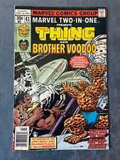 Marvel Two In One #41 1978 Marvel Comic Book Brother Voodoo Ron Wilson VF picture