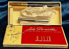 👀 Vintage Alfred Dunhill De•Nicotea Crystal Filter Cigarette Holder With Box 👀 picture