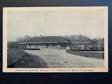 Postcard Bayport Long Island NY - Railroad Station picture