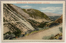 Leevining Canyon, Yosemite Tioga Highway, California CA Vintage Postcard picture