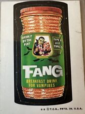 1970s Topps Wacky Packages (set break) Sticker Card Fang picture