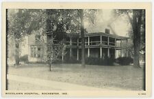 Vintage 1937 Postcard - Woodlawn Hospital - Rochester Ind. Indiana picture