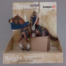 Schleich Ritter Knight Blue Mounted Archer On Horse 70031 - NEW Unopened picture