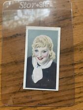 Thelma Todd 1930s FILM FAVOURITES Tobacco Card #41 picture