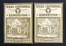 Vintage 1936 Texas Centennial Exposition Golden Book Souvenir Booklet Lot Dallas picture
