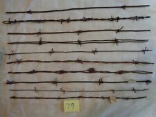 Antique Barbed Wire, 10 DIFFERENT PIECES, Excellent starter bundle #Bdl 79 picture