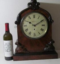 Antique  English fusee bracket clock, circa 1830 picture