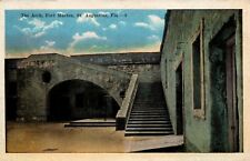 St. Augustine Florida The Arch Fort Marion Vintage Postcard picture