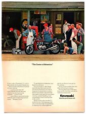 Vintage 1974 Kawasaki Z-1 Motorcycles - Original Print Advertisement (8x11) picture