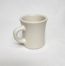 Vintage 1950 VICTOR Stamped 6 oz Ivory Coffee Mug Heavy 3.5 Inches USA MCM picture