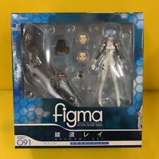 figma Rei Ayanami Evangelion 2.0 #091 Plug Suit Ver. Action Figure From Japan picture