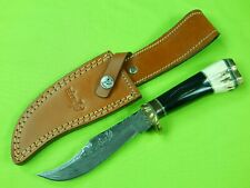 Spanish Spain Custom Handmade FELIX FRANCISCO Damascus Hunting Knife & Sheath picture