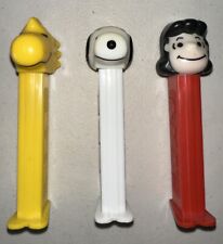 Vintage Pez Dispenser 1966/72 Peanuts Characters Set Of 3 Snoopy Lucy Woodstock picture