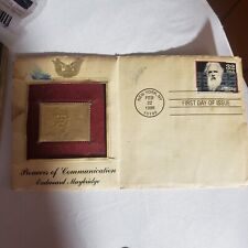 Have This Old Pioneers Of Communication Letter With Gold Stamp picture