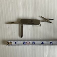 Vtg Winchester Stainless Keychain Pocket Knife Nail File Scissor 1 1/2