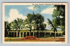 Salt Lake City UT, Great Mormon Tabernacle, Utah Vintage Postcard picture