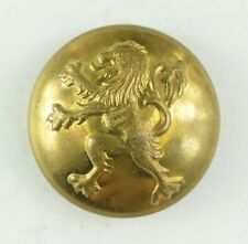 1890s-1910s Belgium Army Infantry Canadian Made Original Uniform Button H2AT picture
