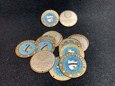 Lot of 15 Vintage City Of Chicopee Massachusetts 100th Anniversary Metal Tags picture