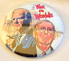 Biden 2024 Button w/ Mitch McConnell Politics Button Pin badge Pinback picture