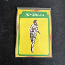 #267 Princess Leia 1980 Topps Star Wars V Empire Strikes Back Series 3 Yellow picture