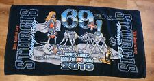 Sturgis 70th Anniversa Beach Towel 69+1 Motorcycle Rally Skeltons 2010 LN  HTF  picture