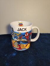 MARVEL Super Hero Island Personalize JACK 3.75” Coffee Mug Universal Spider-Man  picture