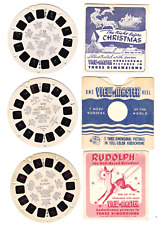 View-Master - 3 Reels - The Night Before Christmas, Santa's Workshop. Rudolph picture